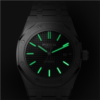 ساعت مچی مردانه Flyke FM019AP ساعت مچی مکانیکی اتوماتیک Royal Oak ساعت مچی مردانه ضد آب ضد زنگ ضد زنگ