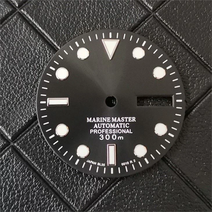 28.5mm Watch Dial Luminova C1 For Seiko Nh35